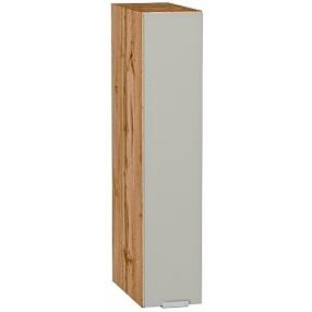 Шкаф верхний бутылочница Фьюжн Silky Light Grey  Дуб Вотан 716*150*320