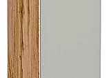 Шкаф верхний бутылочница Фьюжн Silky Light Grey Дуб Вотан 716*150*320