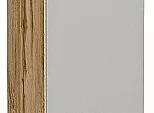 Шкаф верхний бутылочница Фьюжн Silky Light Grey Дуб Вотан 716*200*320