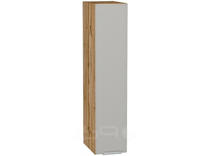 Шкаф верхний бутылочница Фьюжн Silky Light Grey  Дуб Вотан 920*200*320