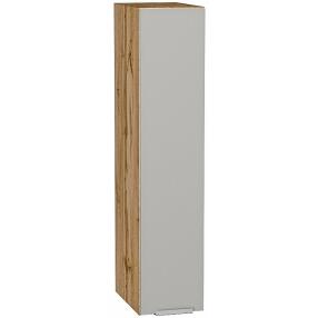 Шкаф верхний бутылочница Фьюжн Silky Light Grey  Дуб Вотан 920*200*320