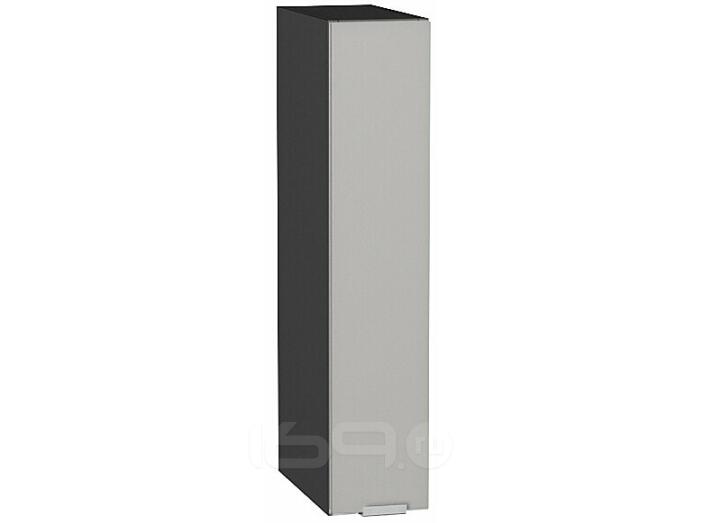 Шкаф верхний бутылочница Фьюжн Silky Light Grey  Graphite 716*150*320
