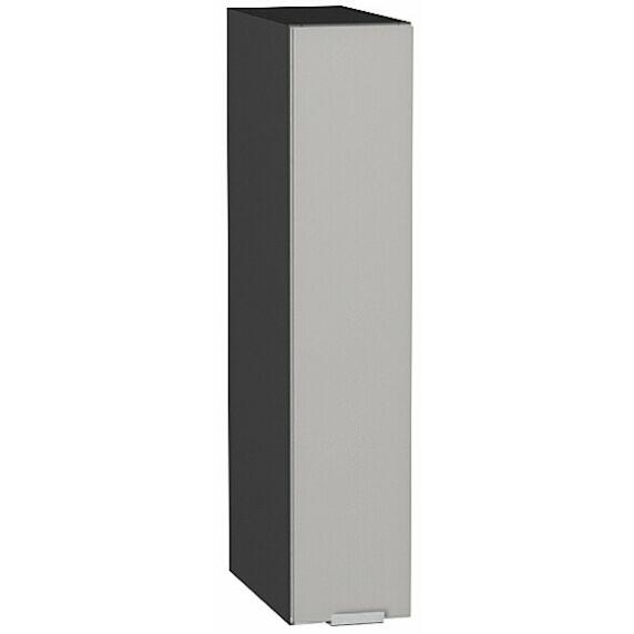 Шкаф верхний бутылочница Фьюжн Silky Light Grey  Graphite 716*150*320