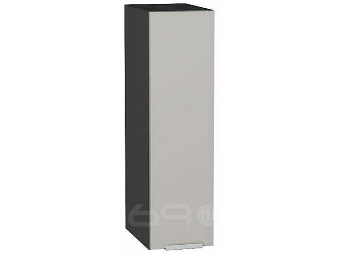 Шкаф верхний бутылочница Фьюжн Silky Light Grey  Graphite 716*200*320