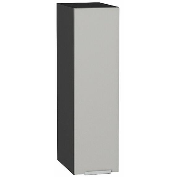 Шкаф верхний бутылочница Фьюжн Silky Light Grey  Graphite 716*200*320