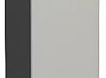 Шкаф верхний бутылочница Фьюжн Silky Light Grey Graphite 716*200*320