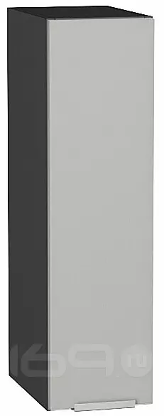 Шкаф верхний бутылочница Фьюжн Silky Light Grey Graphite 716*200*320