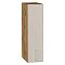 Шкаф верхний бутылочница Квадро Кашемир/Дуб Вотан 716*200*321