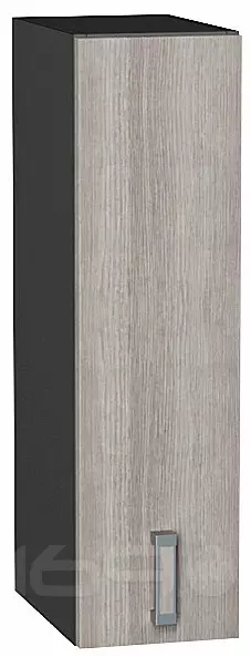 Шкаф верхний бутылочница Лофт Cappuccino Veralinga/Graphite 716*200*320