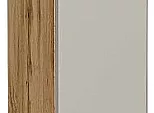 Шкаф верхний бутылочница Лофт Grey Silk/Дуб Вотан 716*150*320
