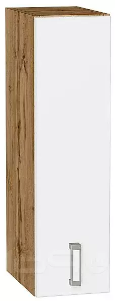 Шкаф верхний бутылочница Лофт White Silk/Дуб Вотан 716*200*320