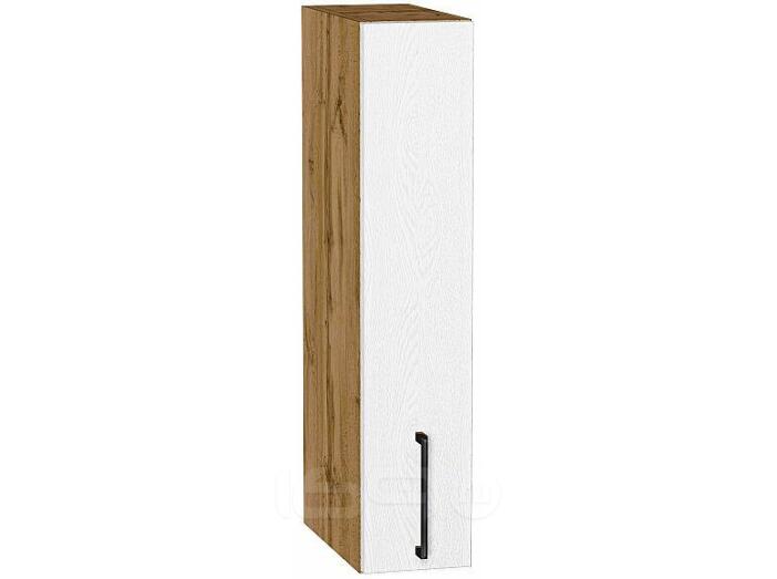 Шкаф верхний бутылочница Сканди White Silkwood/Дуб Вотан 716*150*320