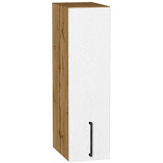 Шкаф верхний бутылочница Сканди White Silkwood/Дуб Вотан 716*200*320