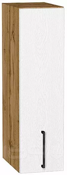 Шкаф верхний бутылочница Сканди White Silkwood/Дуб Вотан 716*200*320