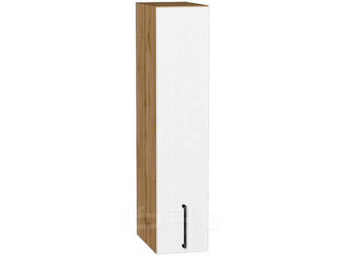 Шкаф верхний бутылочница Сканди White Silkwood/Дуб Вотан 920*200*320