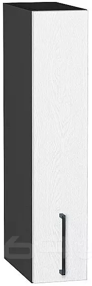 Шкаф верхний бутылочница Сканди White Silkwood/Graphite 716*150*320