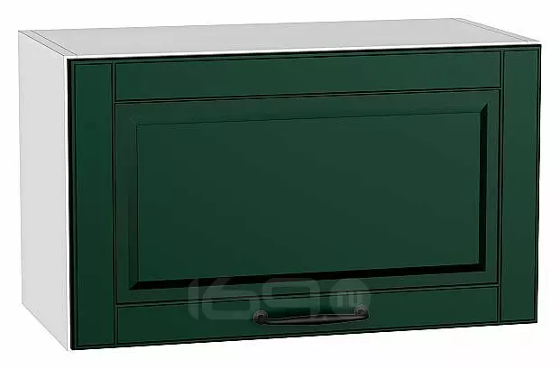 Шкаф верхний горизонтальный Дублин Special Green/Белый 358*600*318