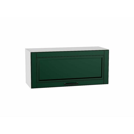 Шкаф верхний горизонтальный Дублин Special Green/Белый 358*800*318
