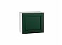 Шкаф верхний горизонтальный Дублин Special Green/Белый 460*500*318