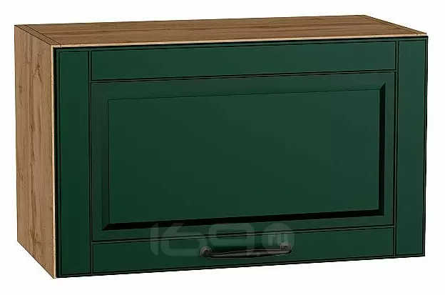 Шкаф верхний горизонтальный Дублин Special Green/Дуб Вотан 358*600*318