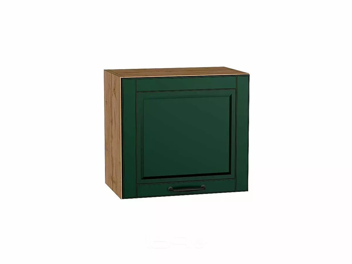 Шкаф верхний горизонтальный Дублин Special Green/Дуб Вотан 460*500*318