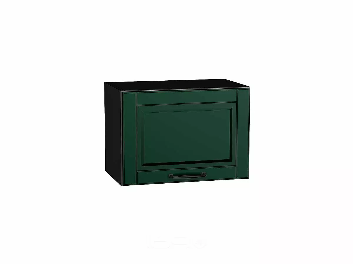 Шкаф верхний горизонтальный Дублин Special Green/Graphite 358*450*318