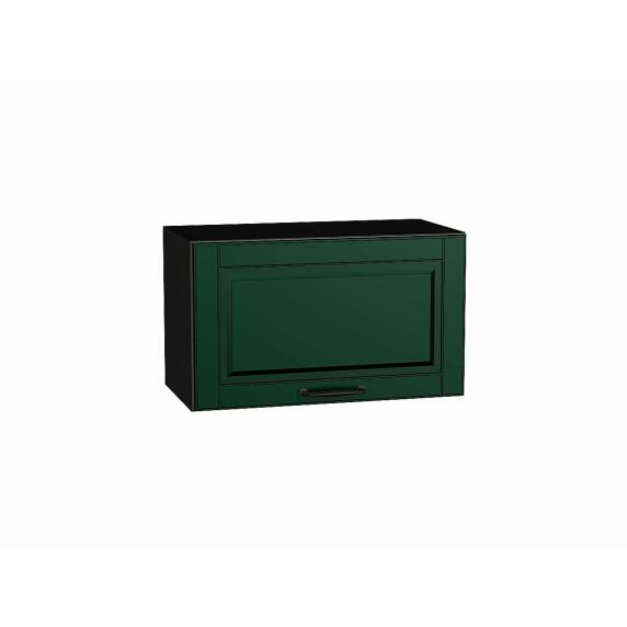Шкаф верхний горизонтальный Дублин Special Green/Graphite 358*600*318