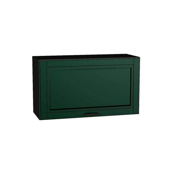 Шкаф верхний горизонтальный Дублин Special Green/Graphite 460*800*318