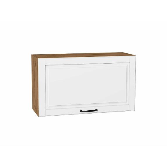 Шкаф верхний горизонтальный Дублин Special White/Дуб Вотан 460*800*318