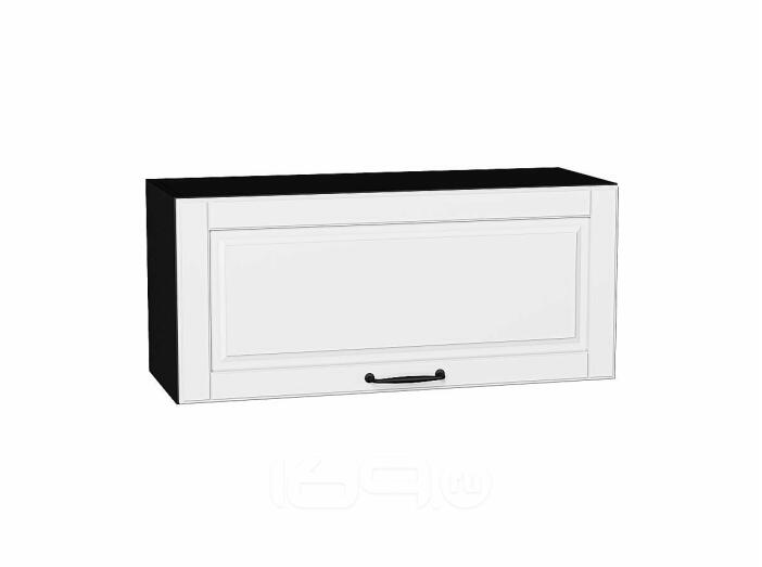 Шкаф верхний горизонтальный Дублин Special White/Graphite 358*800*318