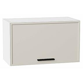 Шкаф верхний горизонтальный Фрейм Cream Silk Белый 358*600*324