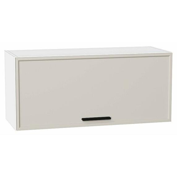 Шкаф верхний горизонтальный Фрейм Cream Silk Белый 358*800*324