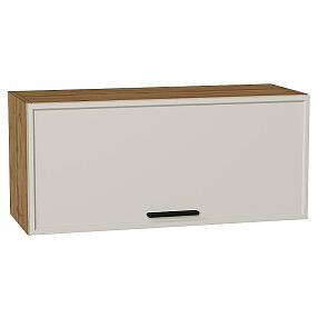 Шкаф верхний горизонтальный Фрейм Cream Silk Дуб Вотан 358*800*324