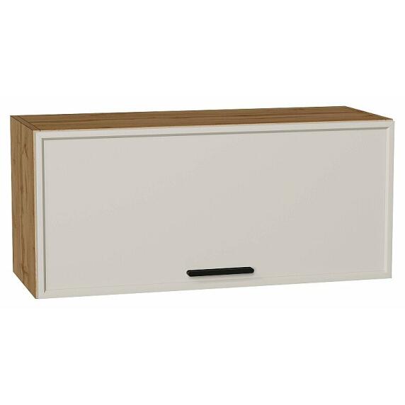 Шкаф верхний горизонтальный Фрейм Cream Silk Дуб Вотан 358*800*324