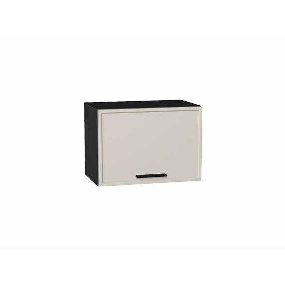 Шкаф верхний горизонтальный Фрейм Cream Silk Graphite 358*500*324
