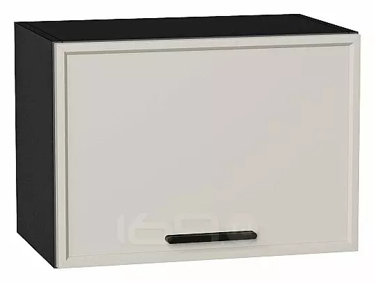 Шкаф верхний горизонтальный Фрейм Cream Silk Graphite 358*500*324