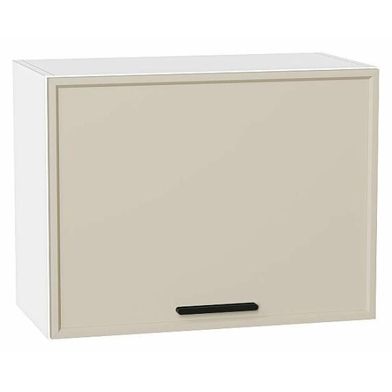 Шкаф верхний горизонтальный Фрейм Cream Silk/Белый 460*600*324