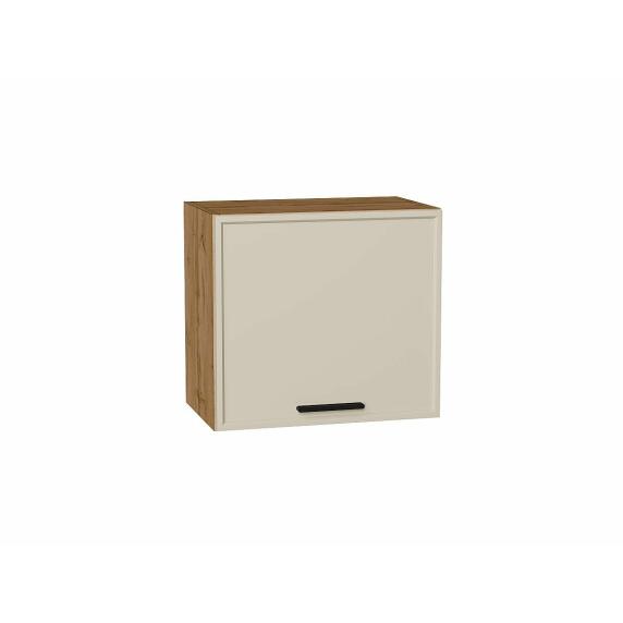 Шкаф верхний горизонтальный Фрейм Cream Silk/Дуб Вотан 460*500*324