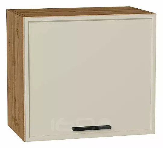 Шкаф верхний горизонтальный Фрейм Cream Silk/Дуб Вотан 460*500*324