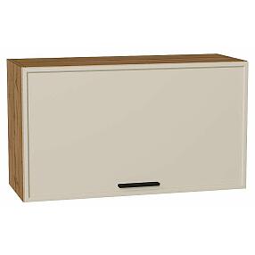 Шкаф верхний горизонтальный Фрейм Cream Silk/Дуб Вотан 460*800*324