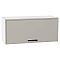 Шкаф верхний горизонтальный Фрейм Grey Silk Белый 358*800*324