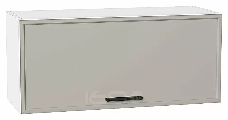 Шкаф верхний горизонтальный Фрейм Grey Silk Белый 358*800*324