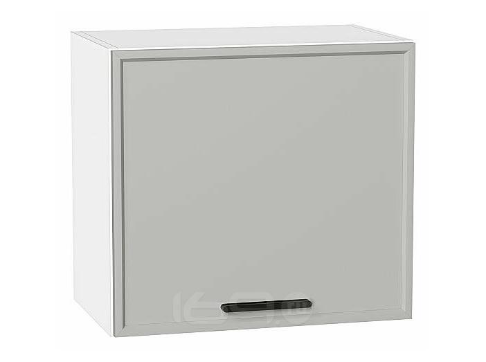 Шкаф верхний горизонтальный Фрейм Grey Silk/Белый 460*500*324