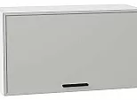 Шкаф верхний горизонтальный Фрейм Grey Silk/Белый 460*800*324