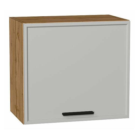 Шкаф верхний горизонтальный Фрейм Grey Silk/Дуб Вотан 460*500*324
