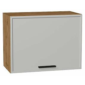 Шкаф верхний горизонтальный Фрейм Grey Silk/Дуб Вотан 460*600*324