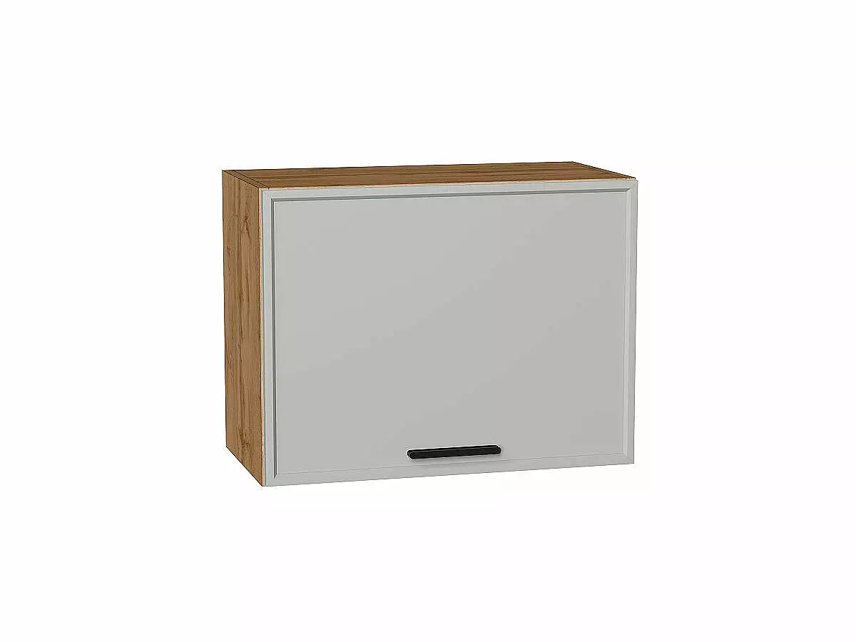 Шкаф верхний горизонтальный Фрейм Grey Silk/Дуб Вотан 460*600*324