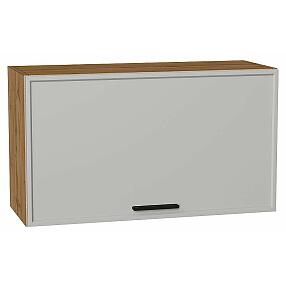 Шкаф верхний горизонтальный Фрейм Grey Silk/Дуб Вотан 460*800*324