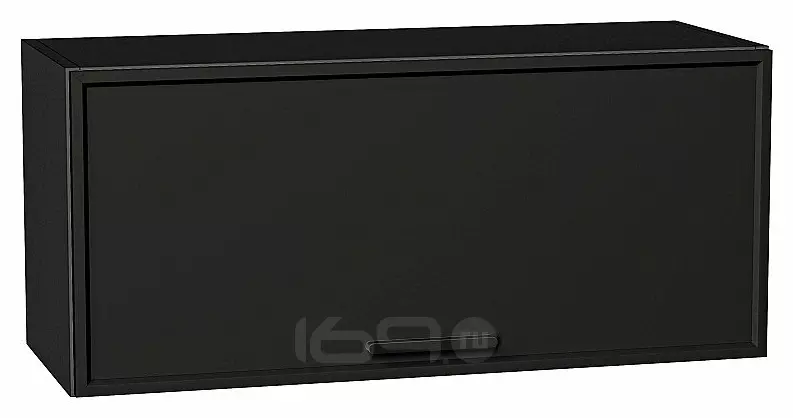 Шкаф верхний горизонтальный Фрейм Stormy Silk Graphite 358*800*324
