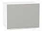 Шкаф верхний горизонтальный Фьюжн Silky Light Grey Белый 358*500*320